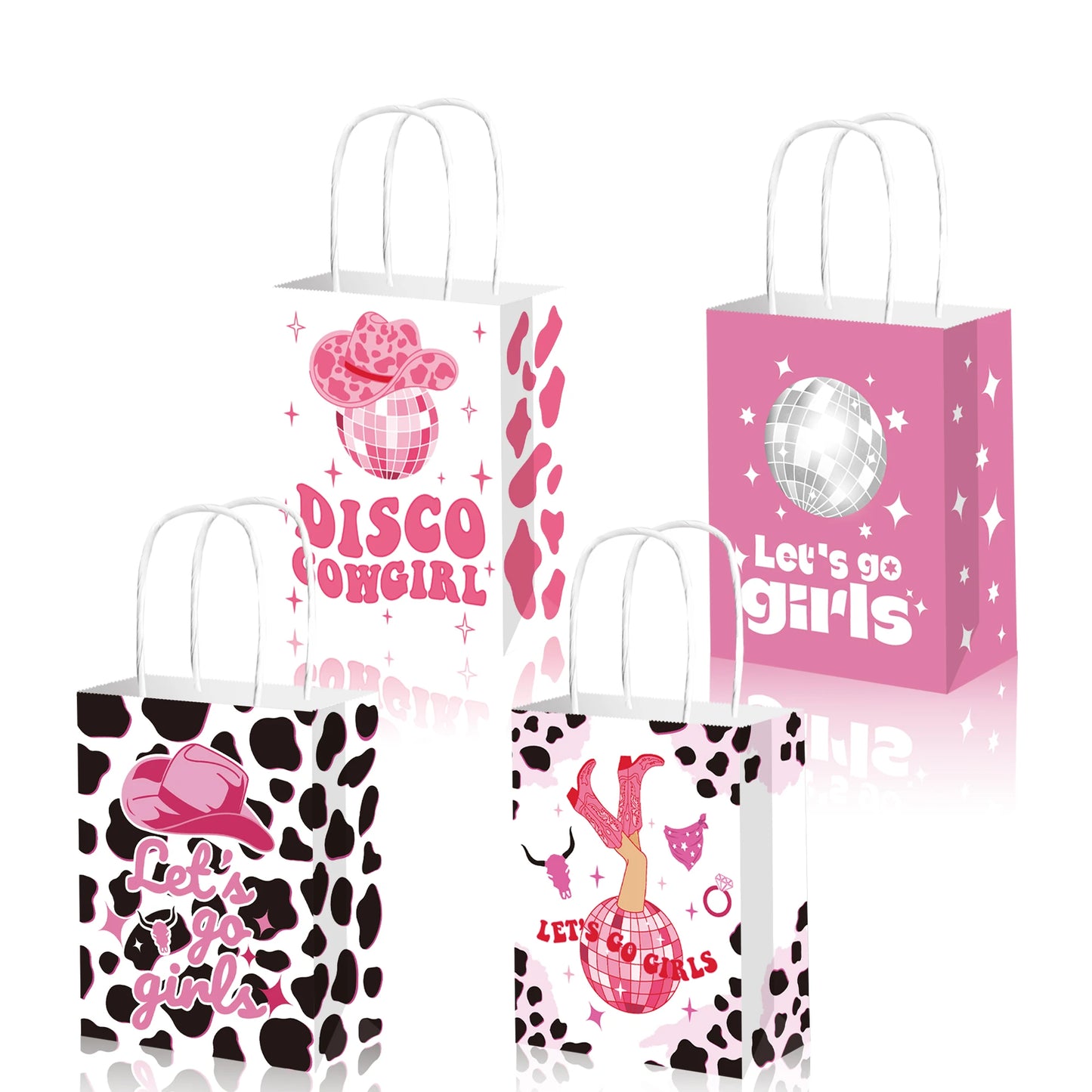 12 Disco Cowgirl Party Bags | Let’s Go Girls Gift Bags