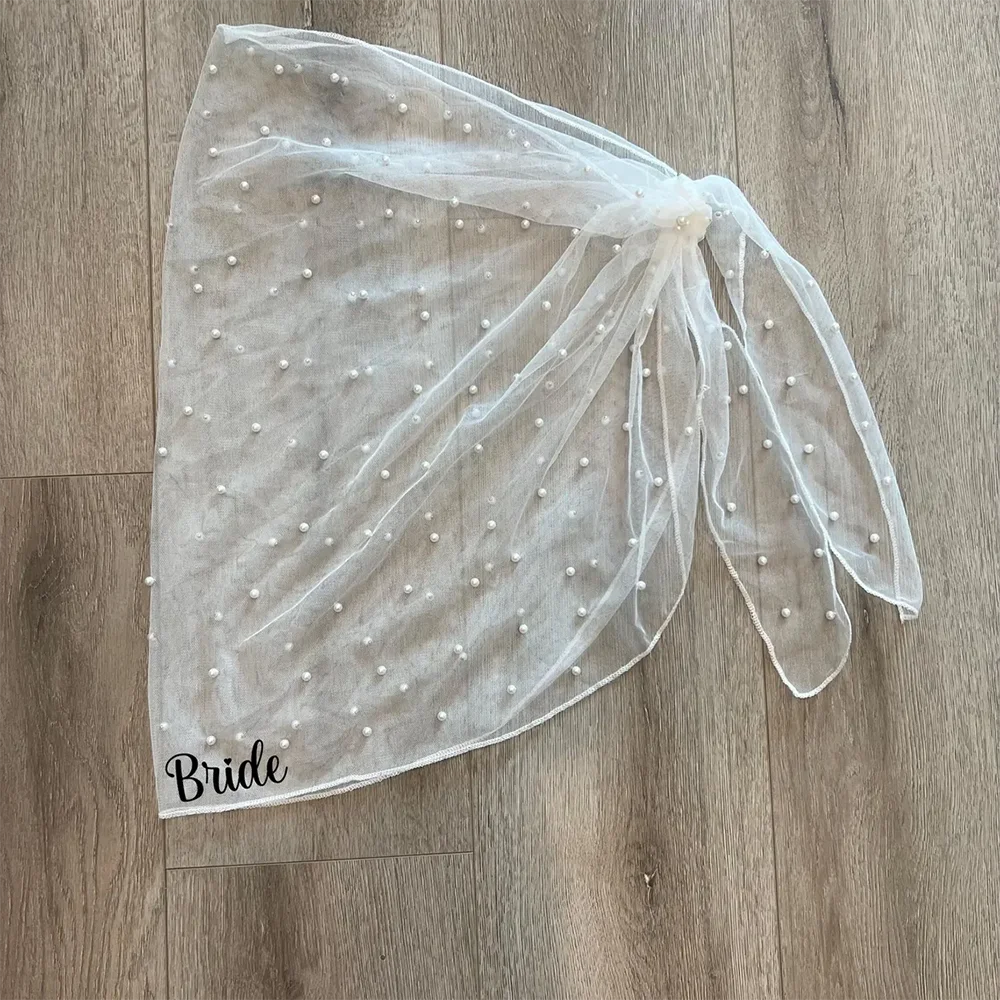 White Pearl Bride Sarong Beach Wrap