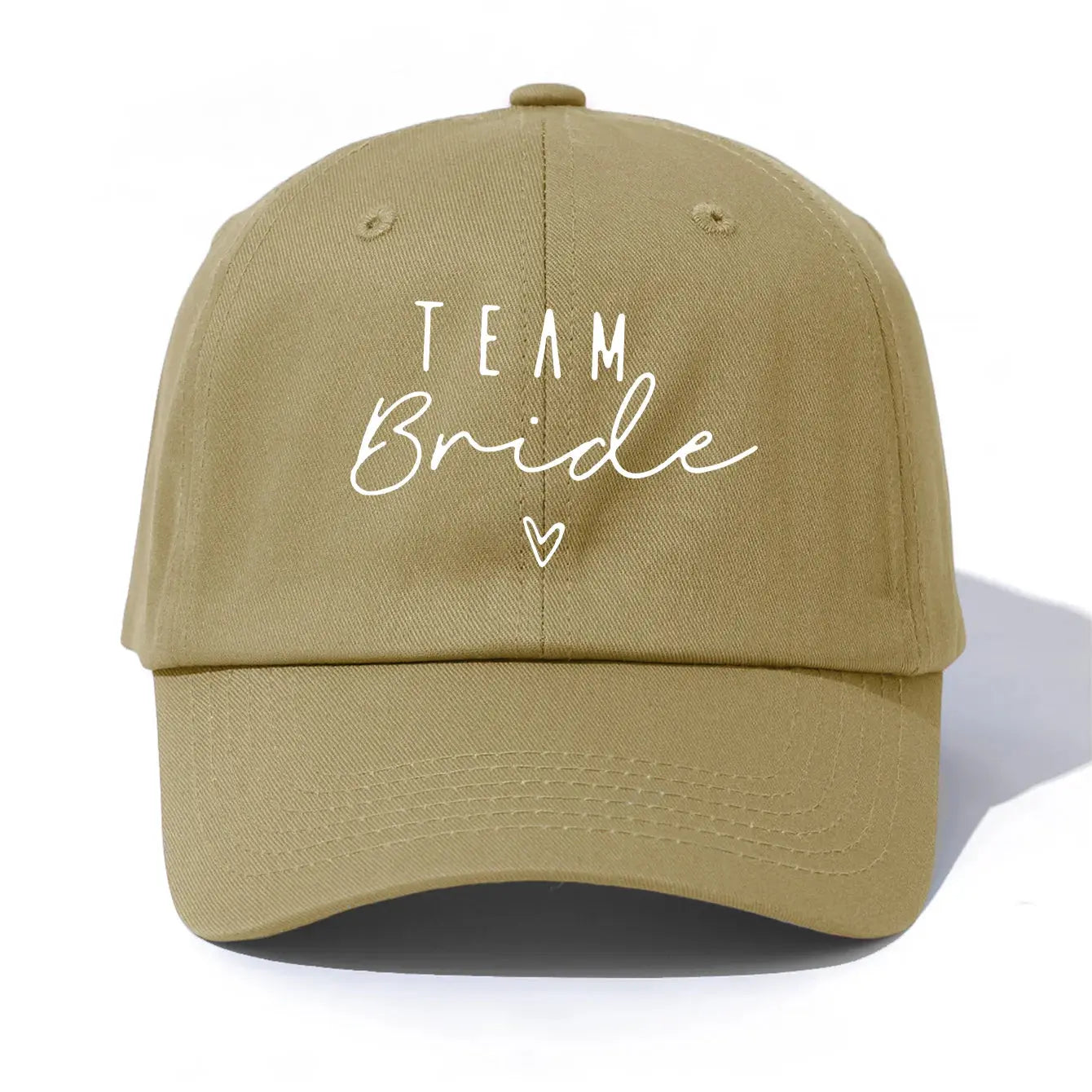 1pc Team Bride Print  Baseball Cap for Adults,  Minimalist Retro Style Casual Soft Adjustable Dad Hat, Perfect As Gift The Hen Planner