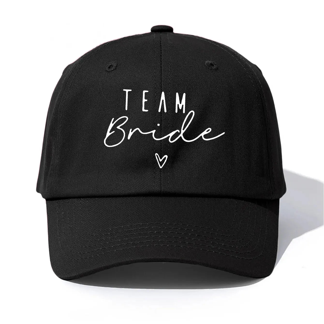 1pc Team Bride Print  Baseball Cap for Adults,  Minimalist Retro Style Casual Soft Adjustable Dad Hat, Perfect As Gift The Hen Planner