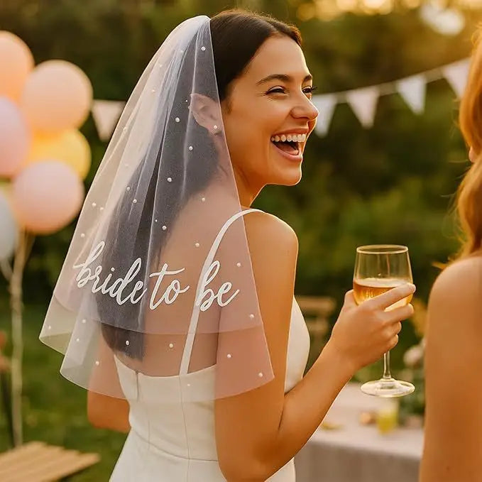 Bride to Be Pearl Veil