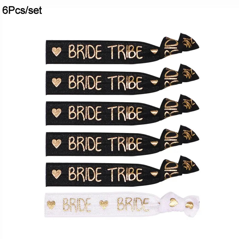 6/11pcs Team Bride Bachelorette Party Bracelet Bride To Be Decoration Accessories Hen Party Wedding Bridal Shower Supplies The Hen Planner