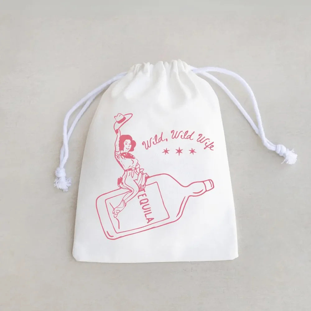 Set of 5 “Wild Wild Wife” Hangover Bags – Last Rodeo Theme - The Hen Planner