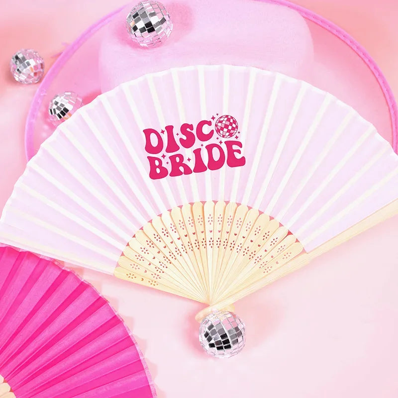 Disco Bride Hand Fan