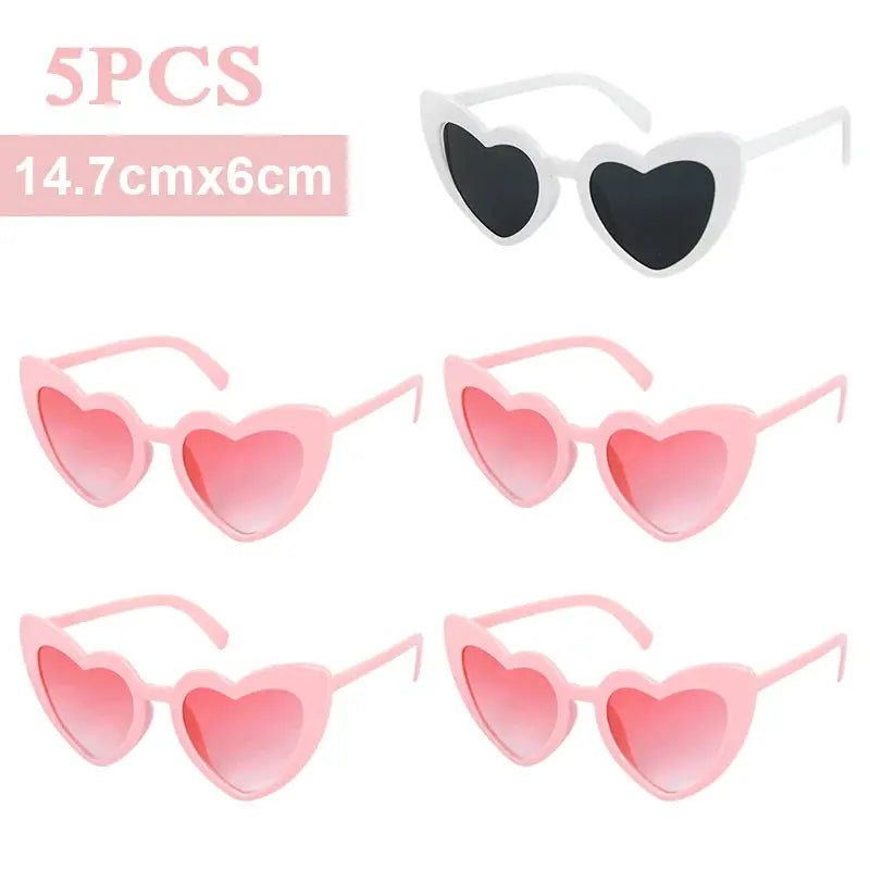 Heart Shaped Hen Party Sunglasses - The Hen Planner
