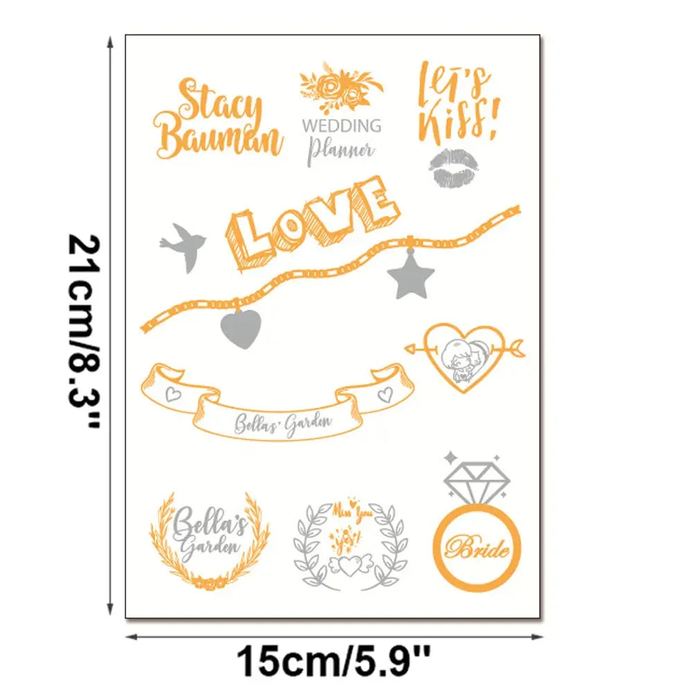 Bachelorette Party Temporary Tattoos Rose Gold Bride To Be Sticker Team Bride To Be Bridesmaid Wedding Hot Stamping Gifts Favors The Hen Planner