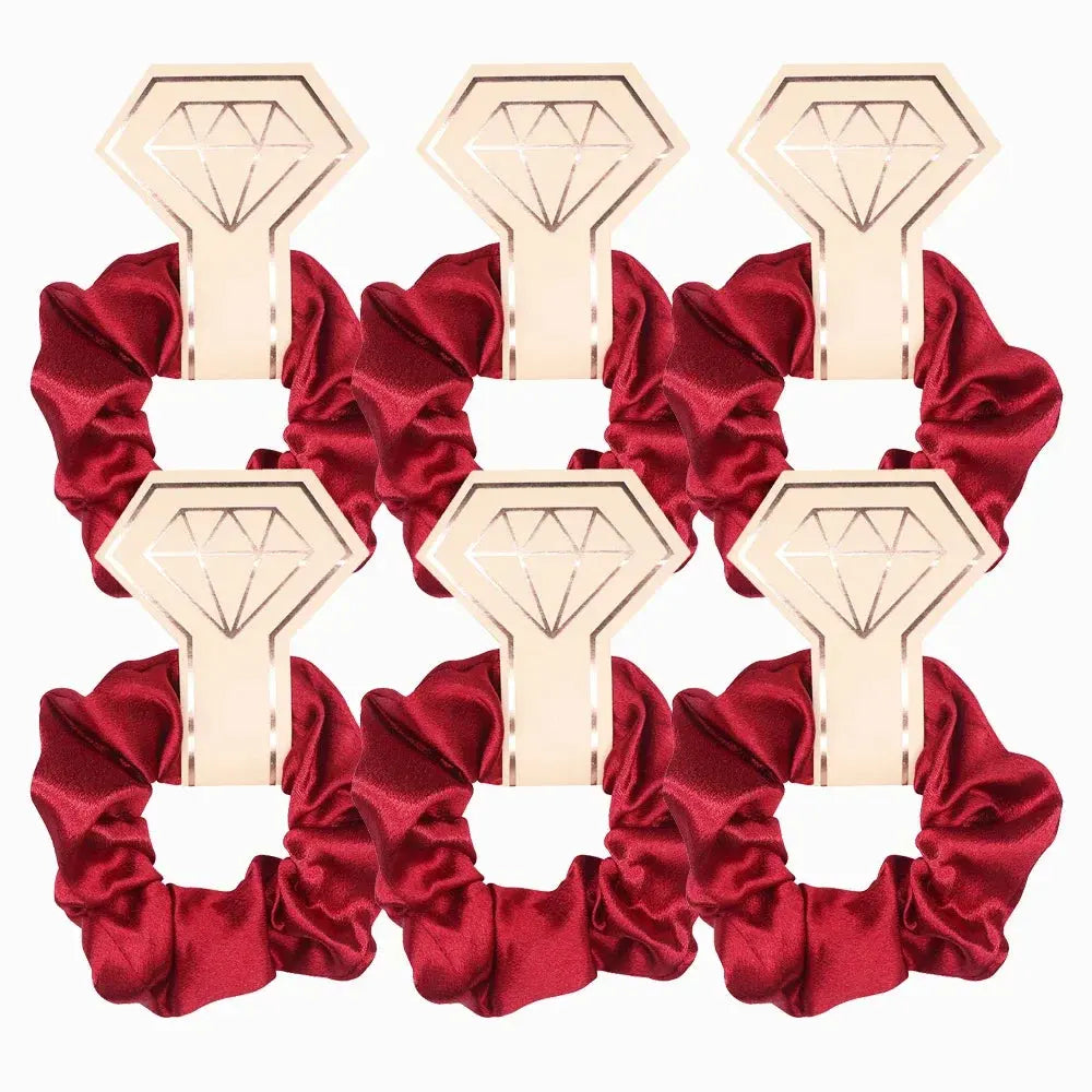 6pcs satin bridesmaid proposal gift headbands and scrunchies bachelorette party gifts satin bridesmaid gifts for wedding parties The Hen Planner