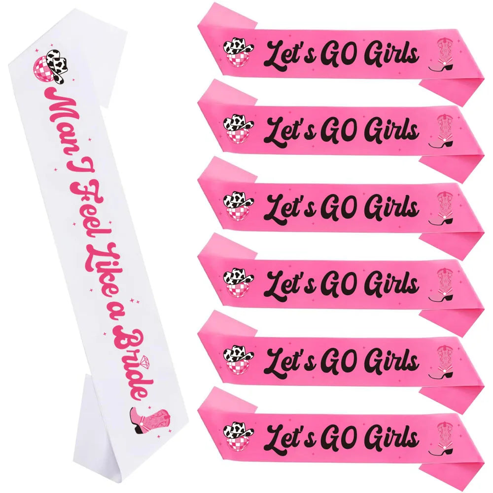 Let’s Go Girls Sash Set (7 Pack)