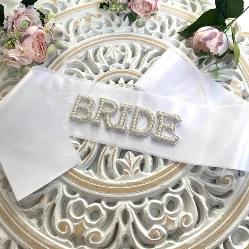 Bride to Be Rhinestone Sash - The Hen Planner