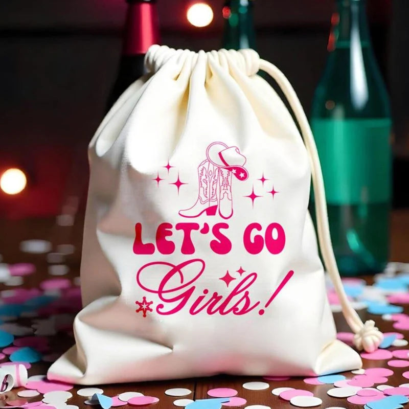 Set of 5 “Let’s Go Girls” Hangover Bags