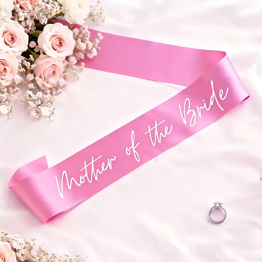 Team Bride Bachelorette Party Sash Pink White Hens Party Sash Bridesmaid Gift For Bridal Squad Bachelorette Party Accessory The Hen Planner
