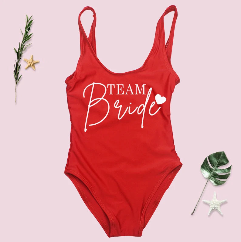 Bride & Team Bride One-Piece Swimsuit