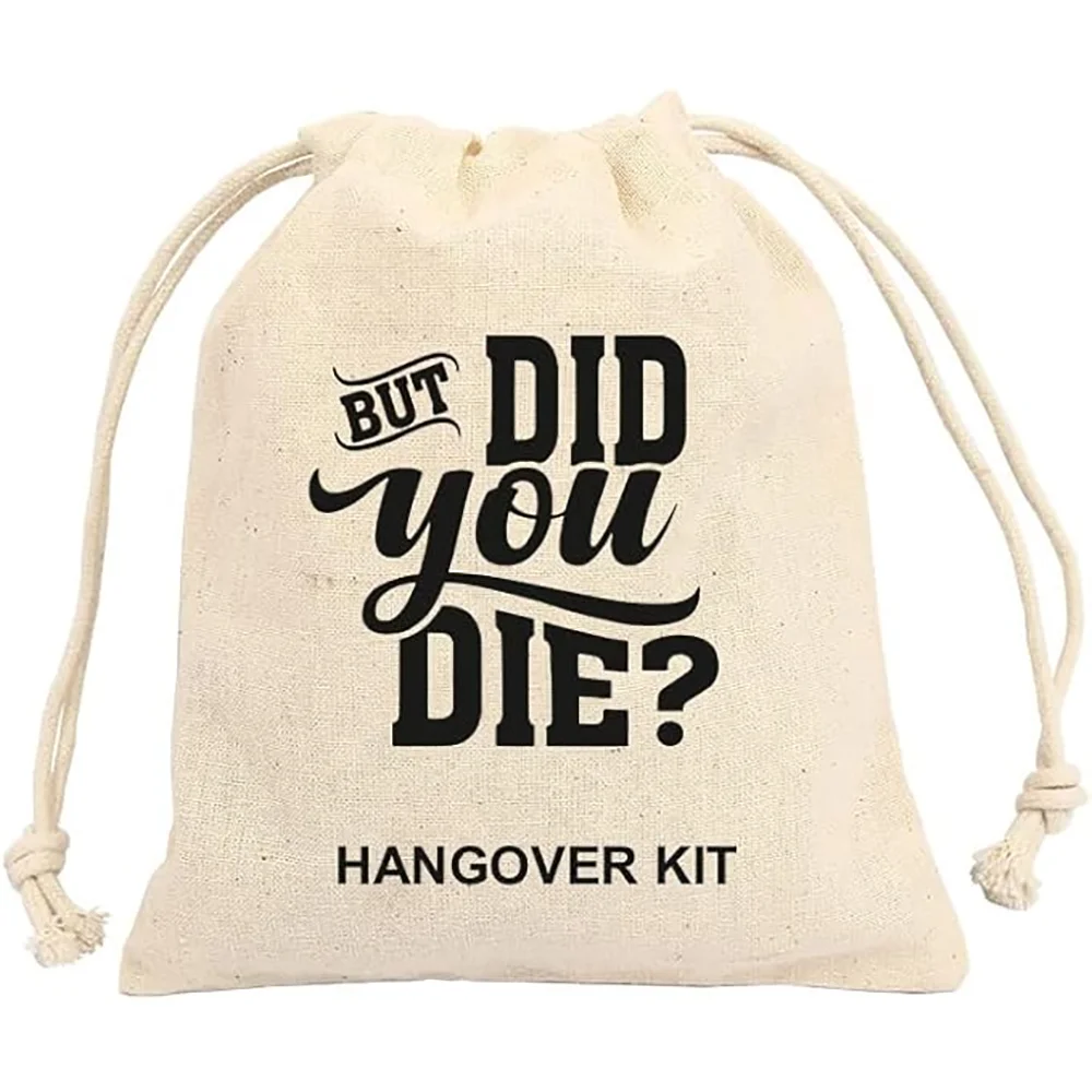 Set of 5 “But Did You Die?” Hangover Kit Bags