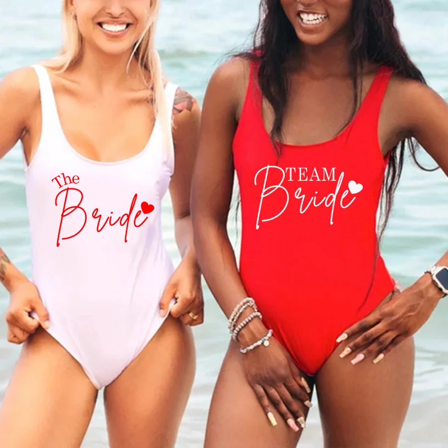 Bride & Team Bride One-Piece Swimsuit