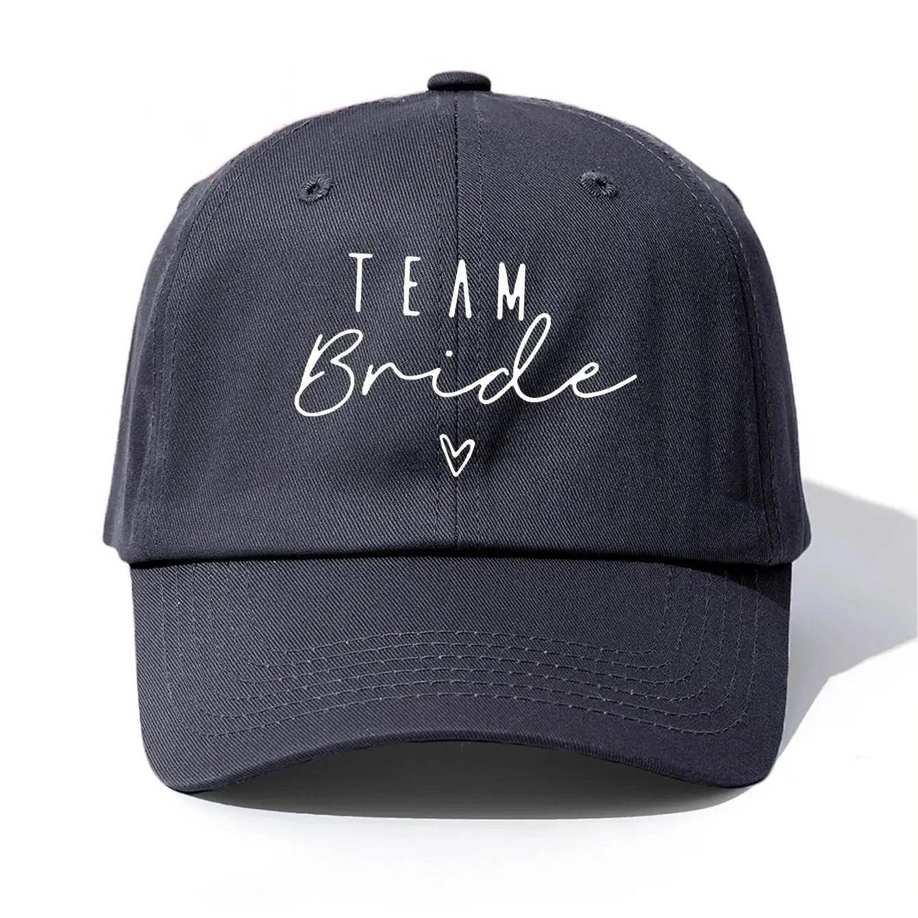 1pc Team Bride Print  Baseball Cap for Adults,  Minimalist Retro Style Casual Soft Adjustable Dad Hat, Perfect As Gift The Hen Planner
