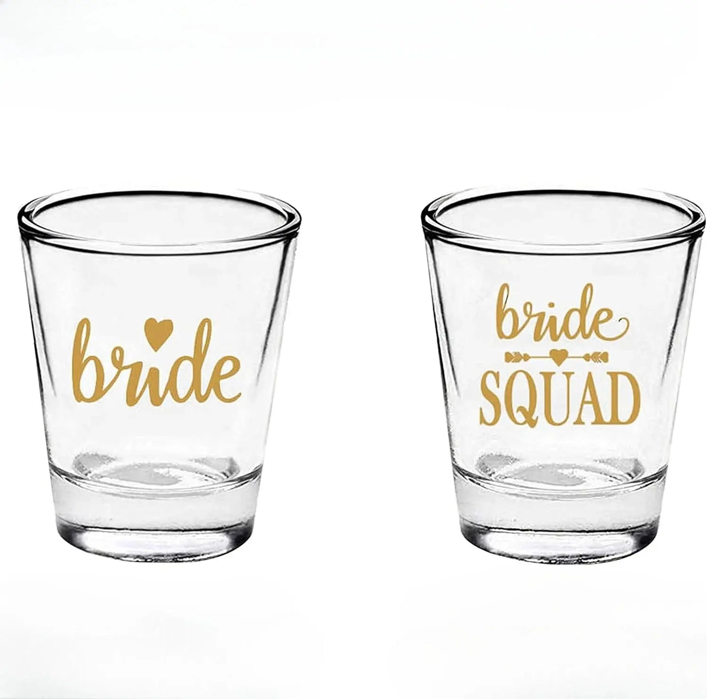 Bridesmaid Gifts Shot Glass Team Bride Shot Glasses Bridal Shower Wine Glasses Bachelorette Party Gift Decor Bride's Cups Squad The Hen Planner