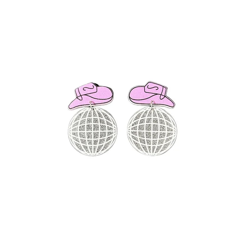 Last Rodeo Cowgirl Hen Party Earrings
