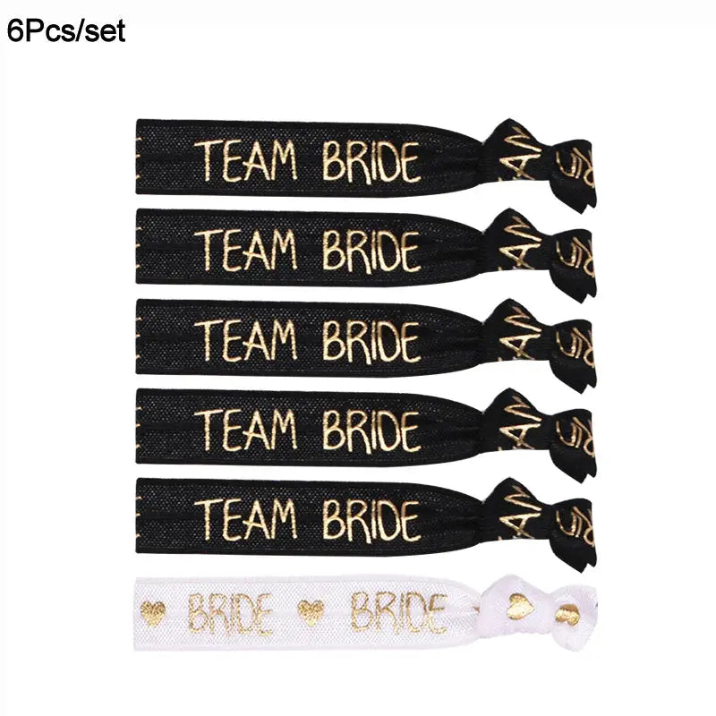 6/11pcs Team Bride Bachelorette Party Bracelet Bride To Be Decoration Accessories Hen Party Wedding Bridal Shower Supplies The Hen Planner