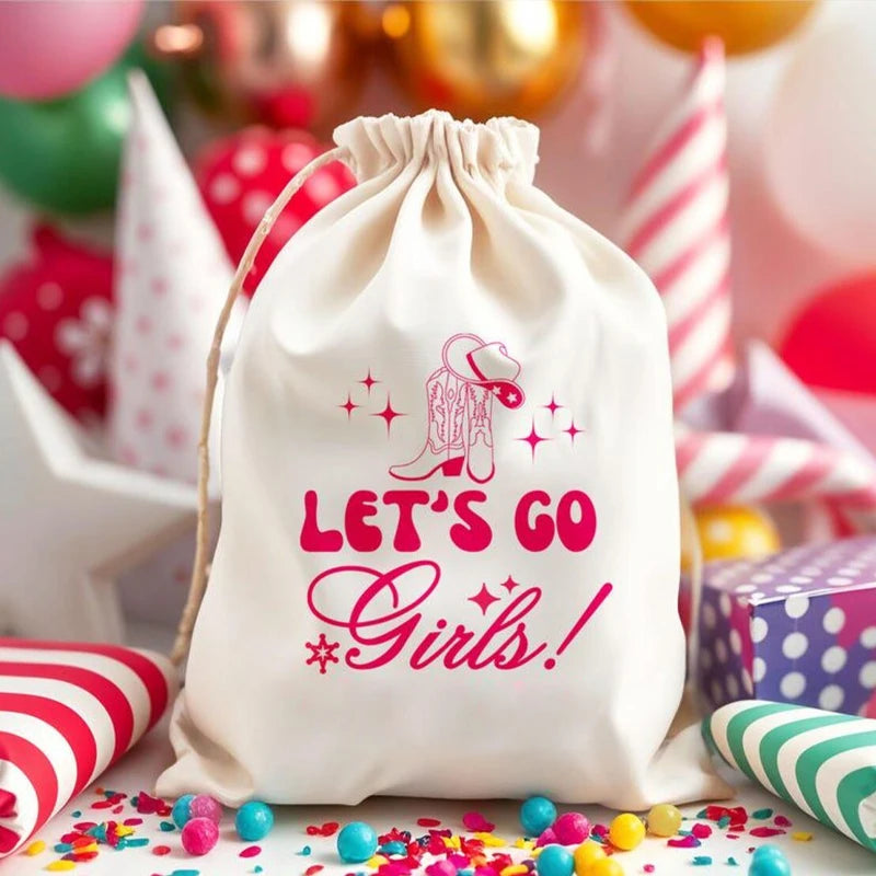 Set of 5 “Let’s Go Girls” Hangover Bags