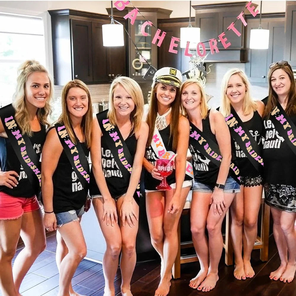 In My Bride Era Sash – Bride & Bridesmaid Hen Party Sashes