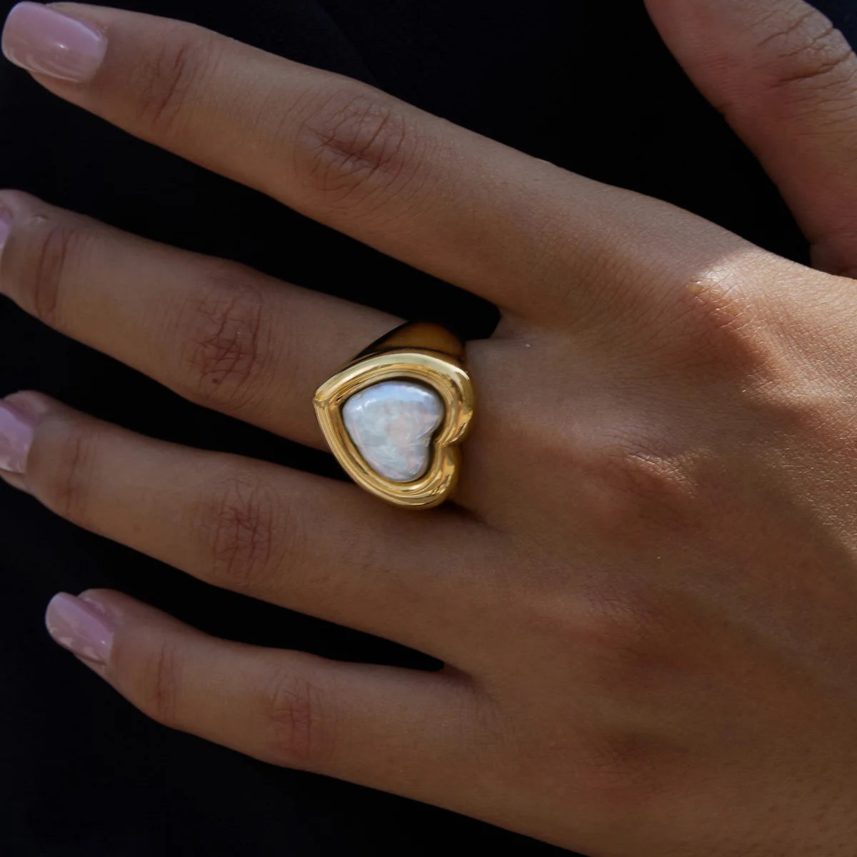 Heart Statement Ring - The Hen Planner