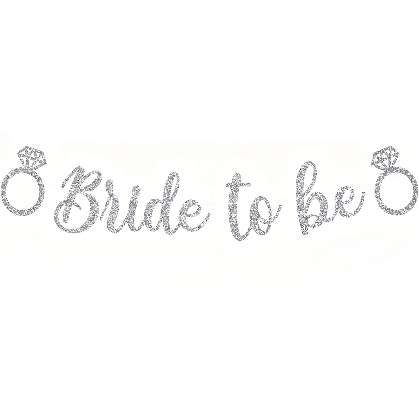 Bride to Be Glitter Banner (Pink or Gold or Silver)