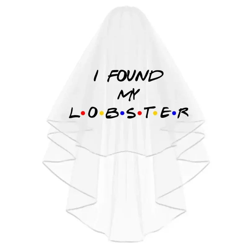 "I Found My Lobster" Bride Sash or Veil – Friends Inspired Hen Party Accessory - The Hen Planner
