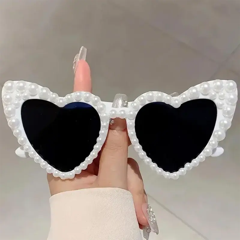 Pearl Heart Bride Sunglasses - The Hen Planner