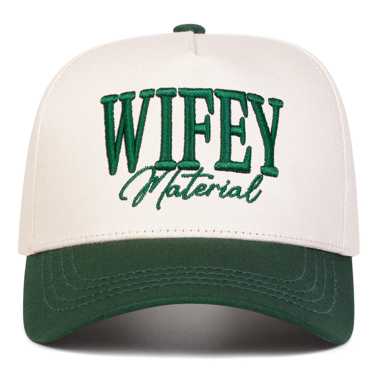 Unisex WIFEY MATERIAL Letter Embroidery Baseball Caps Spring and Autumn Outdoor Adjustable Casual Hats Sunscreen Hat Sports Cap The Hen Planner
