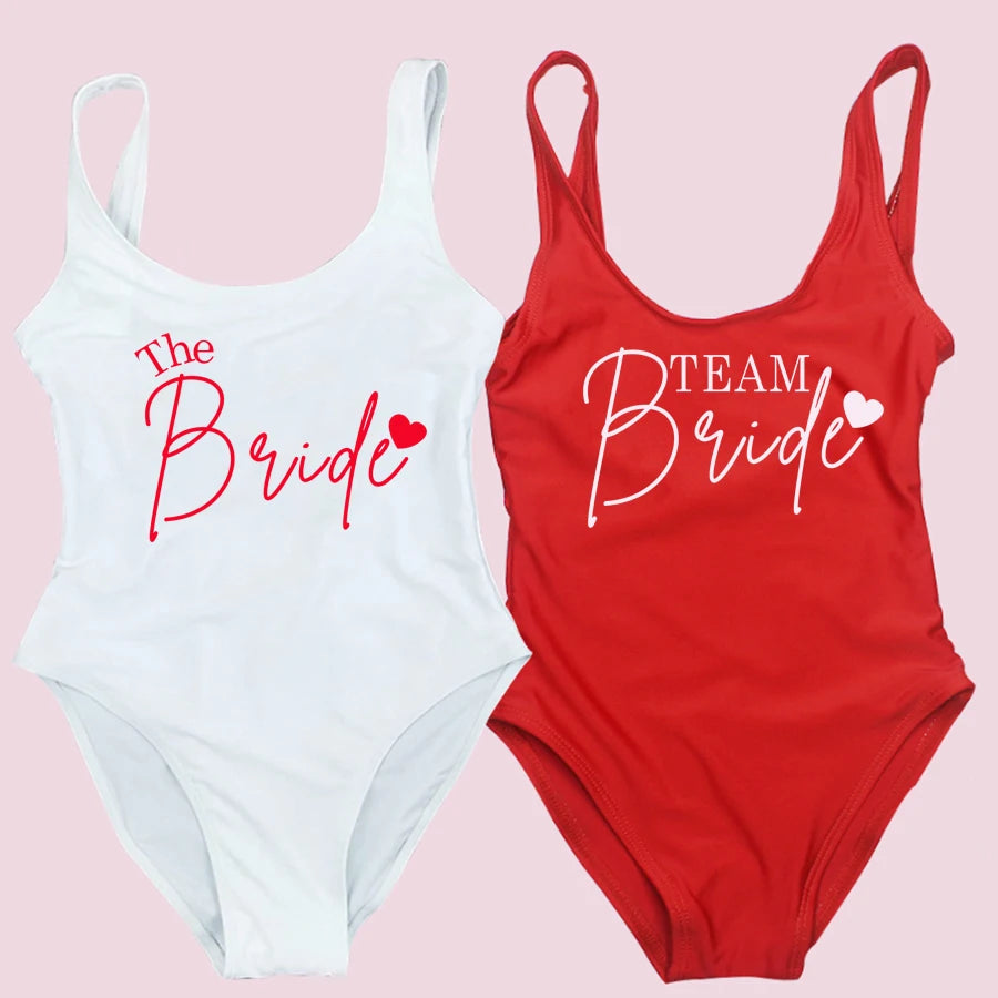Bride & Team Bride One-Piece Swimsuit