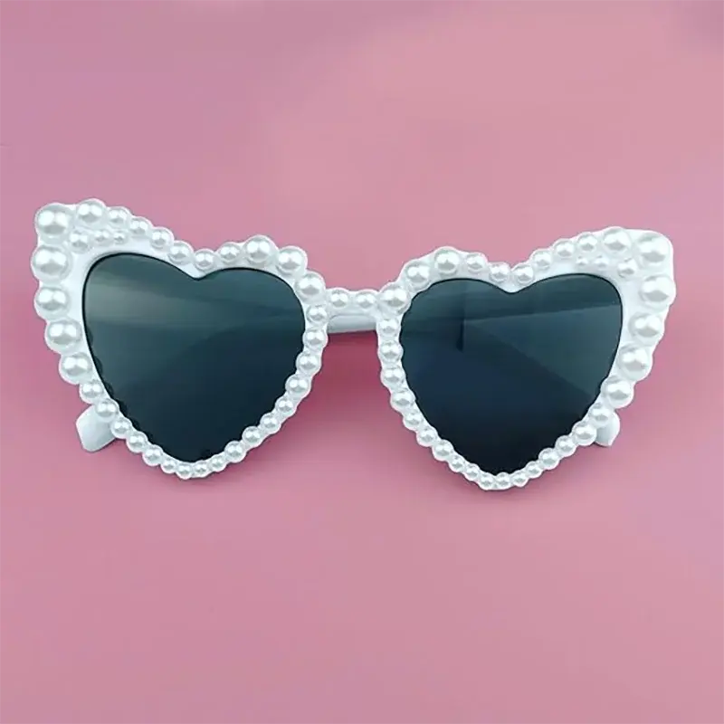 Pearl Heart Bride Sunglasses - The Hen Planner