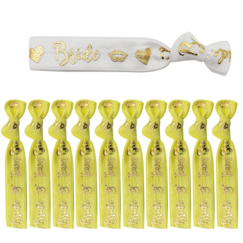 Bride To Be Hen Party Wristbands – Set of 11