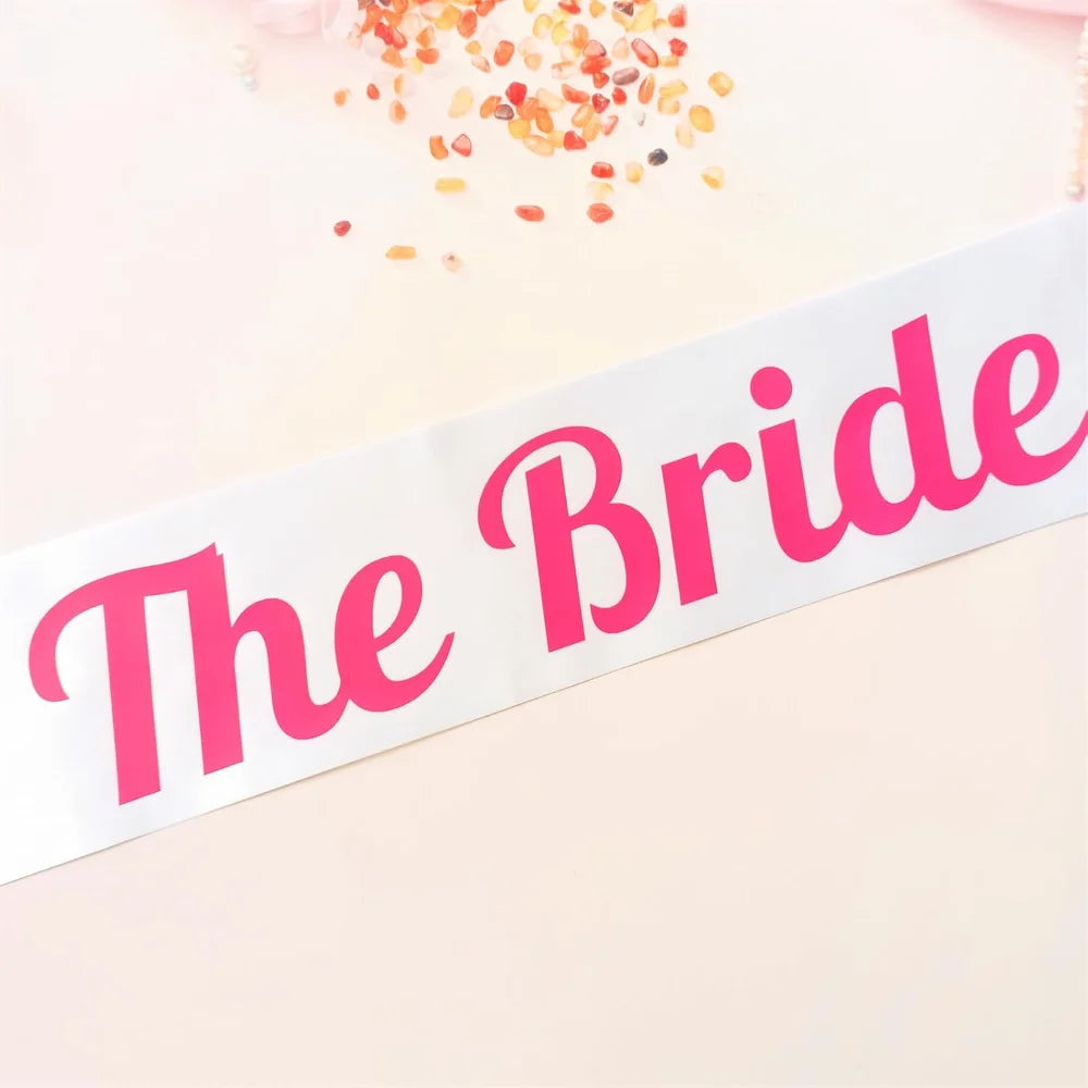 The Bride Hen Party Sash
