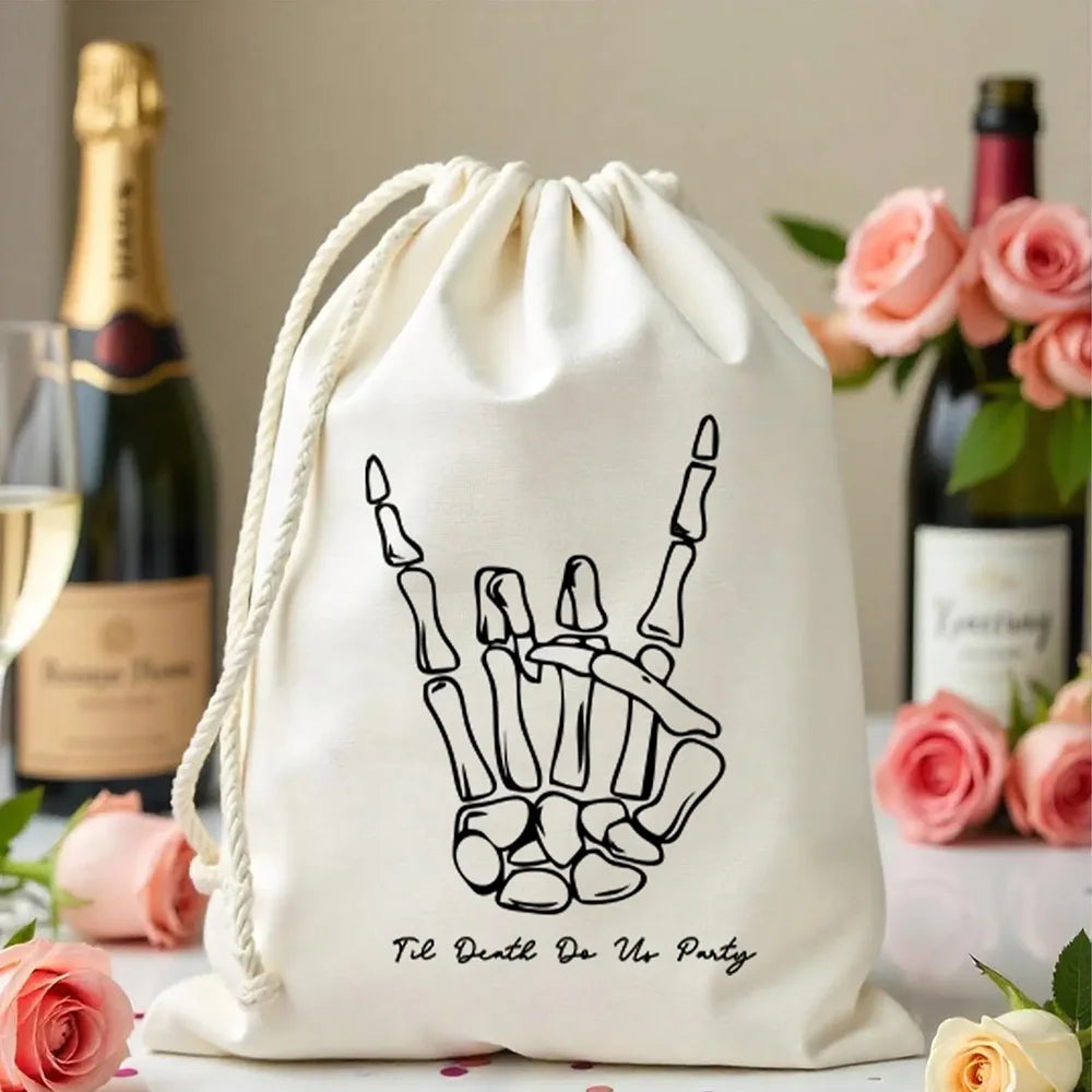 Set of 5 “Til Death Do Us Party” Hangover Bags
