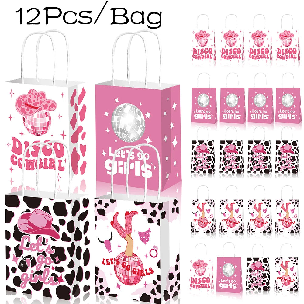 12 Disco Cowgirl Party Bags | Let’s Go Girls Gift Bags