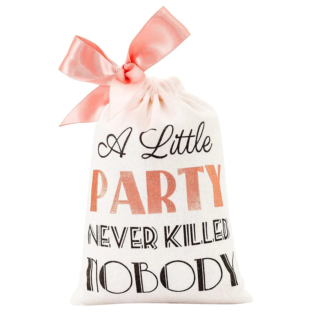 Set of 5 “A Little Party Never Killed Nobody” Hangover Bags