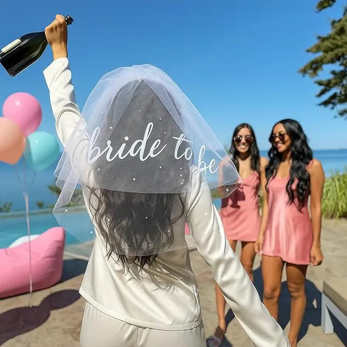 Bride to Be Pearl Veil