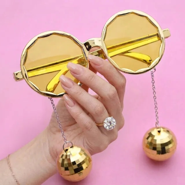Disco Ball Glasses | Hen Party Photo Booth Sunglasses