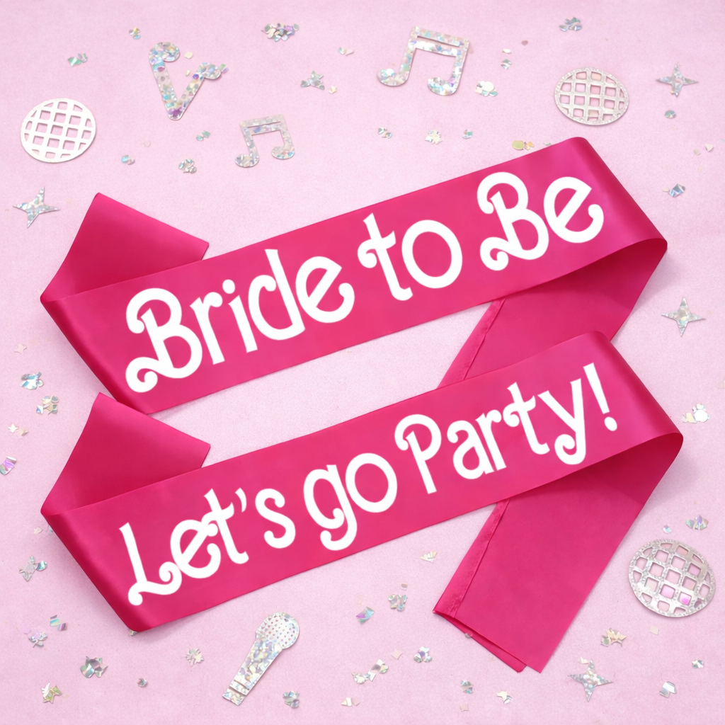 Bride To Be Hot Pink Hen Party Sash