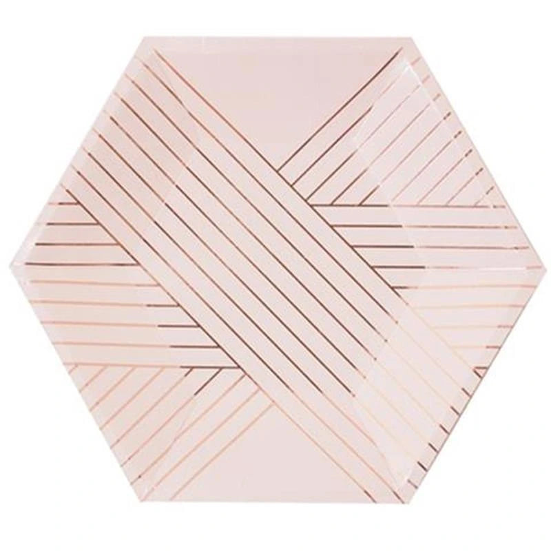Blush & Rose Gold Party Tableware Collection