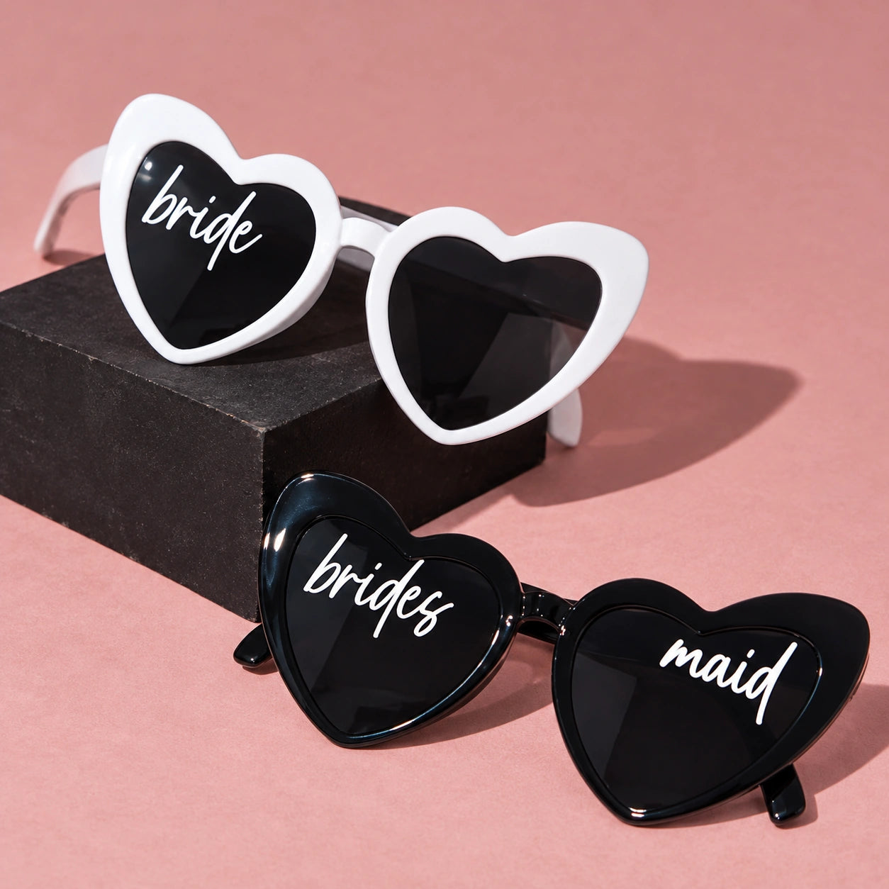 Bride & Bridesmaid Heart Hen Party Sunglasses