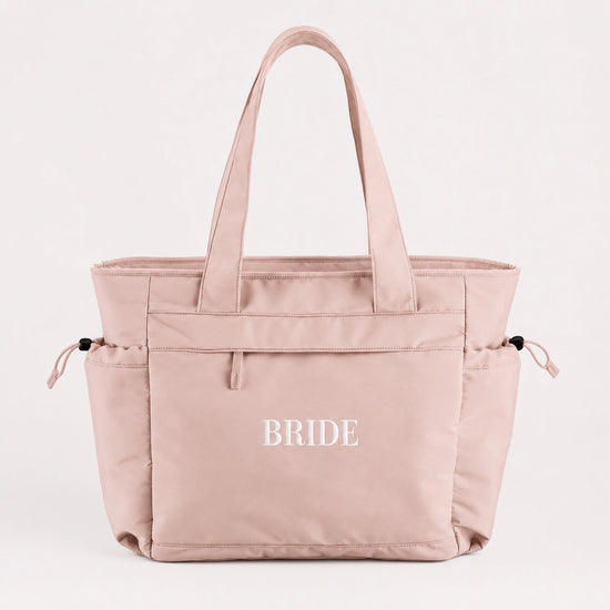 Bride Embroidered Oversized Tote Bag from The Hen Planner