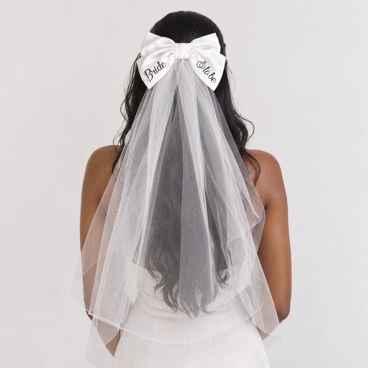 Bride to Be Bow Veil