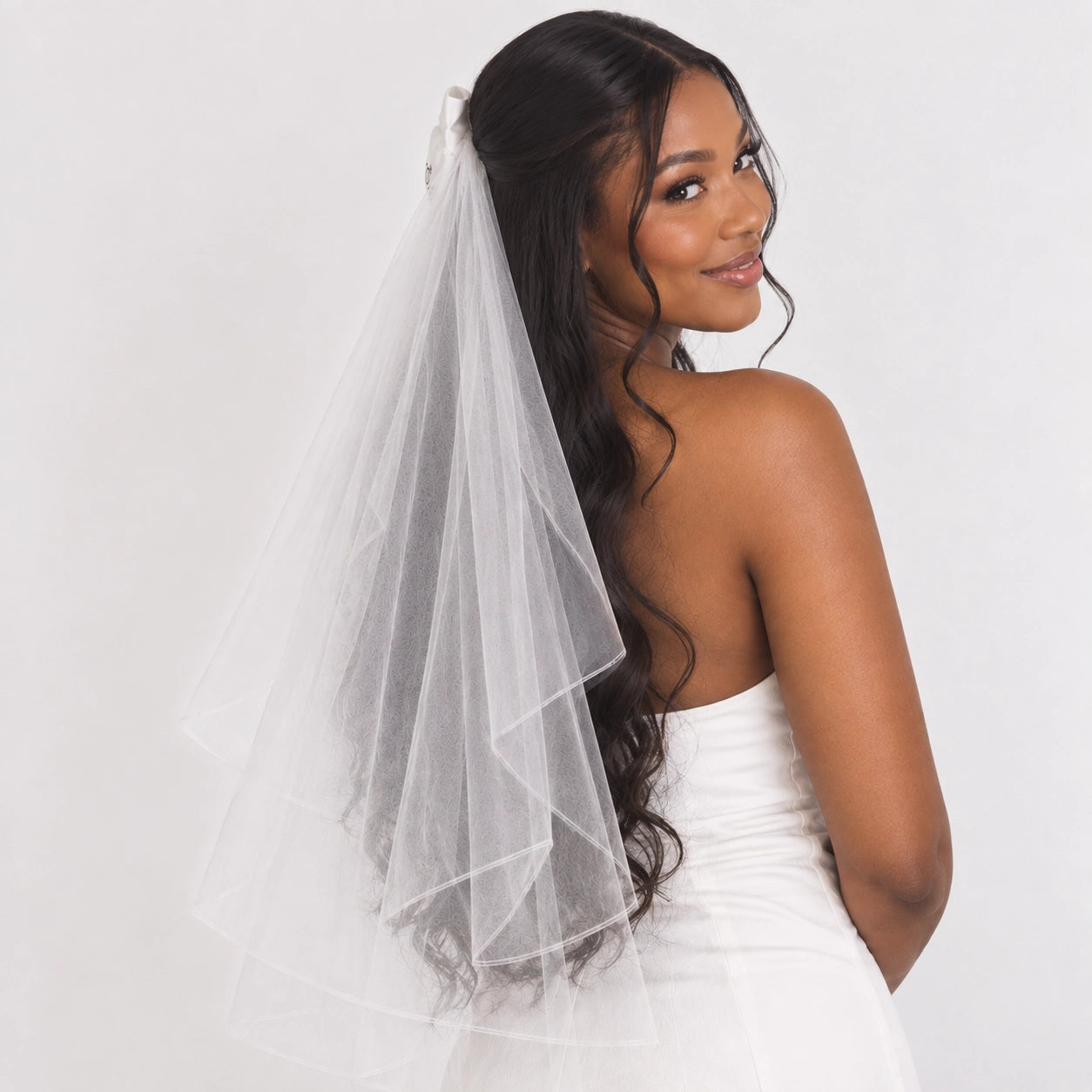 Bride to Be Bow Veil