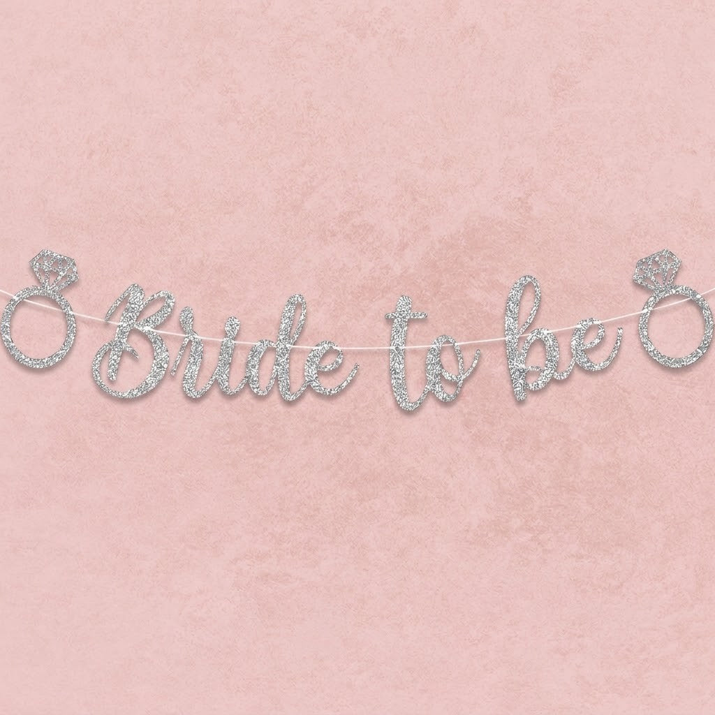 Bride To Be Banner | Glitter Hen Party Decoration
