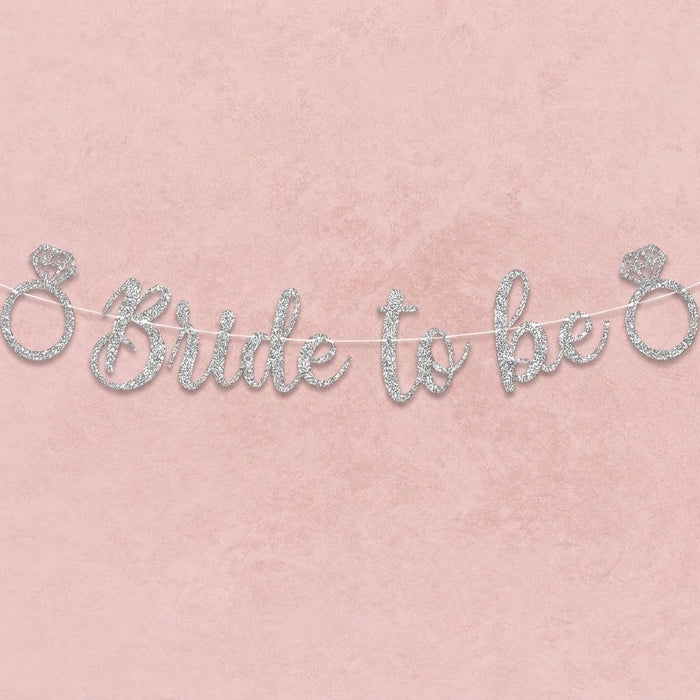 Bride To Be Banner | Glitter Hen Party Decoration