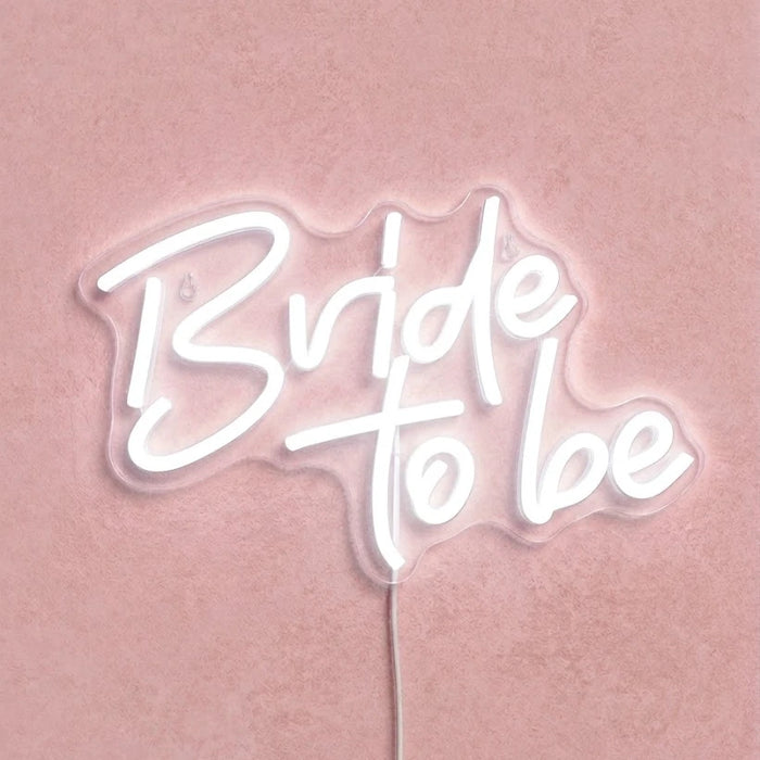 Bride To Be LED Neon Sign for Hen Parties, Bridal Showers & Wedding Decor