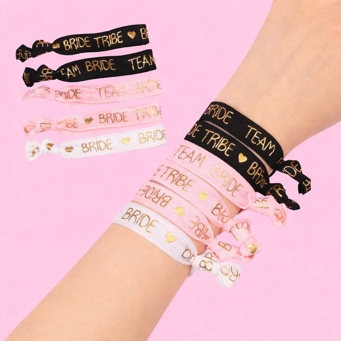 Bride Tribe Wristband Set | Hen Party Team Bride Wristbands