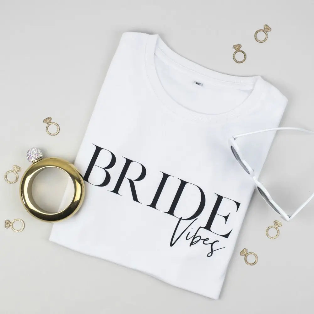 Bride Vibes T-Shirt | Hen Party & Bachelorette Weekend Tee The Hen Planner