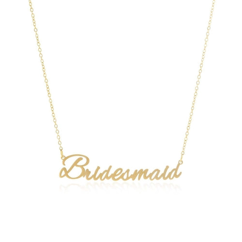 Bridesmaid Necklace - The Hen Planner